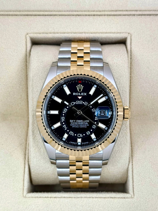 Sky-Dweller Assembled 42mm 336933 Jubilee Black Dial