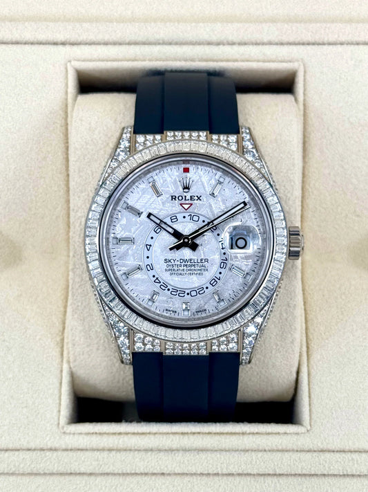 Sky-Dweller Assembled 42mm Meteorite Diamond Watch 326259TBR