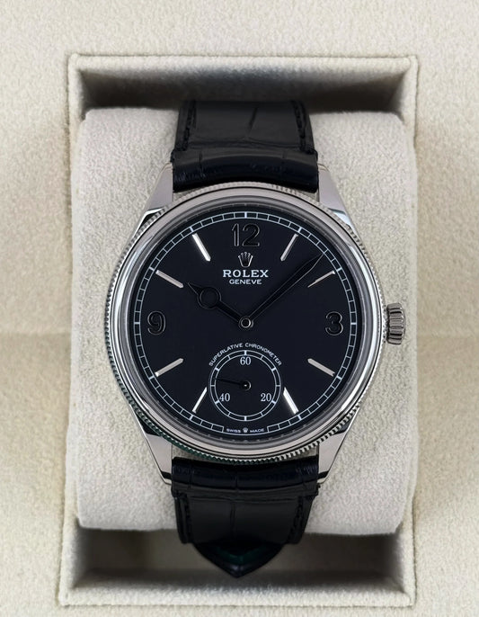 NEW 2025 1908 Assembled 39mm 52509 18kt White Gold Black Dial