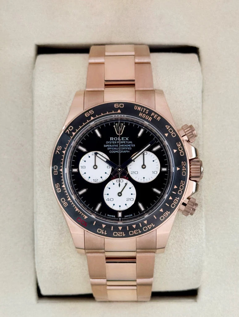 NEW 2025 Daytona Assembled 90% "Le Mans" 40mm 126525LN Rose Gold-colored Black Dial