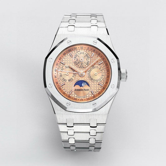 AP Assembled Royal Oak Perpetual Calendar 41mm  26574ST rose dial