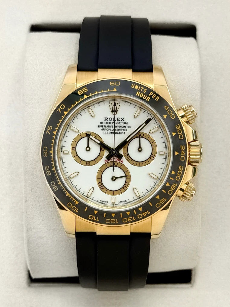 Daytona 2025 Assembled 40mm 126518LN Yellow Gold-plated White Dial