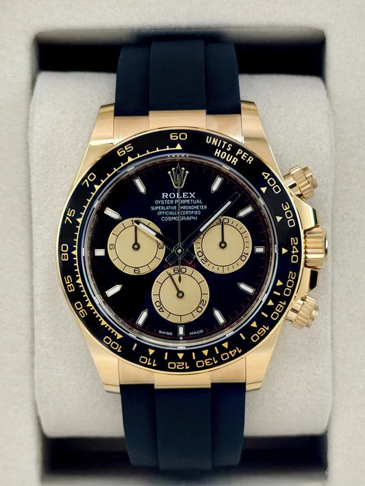 NEW 2026  Daytona Assembled (100) "Paul Newman" 40mm 126518LN Yellow Gold Black Dial