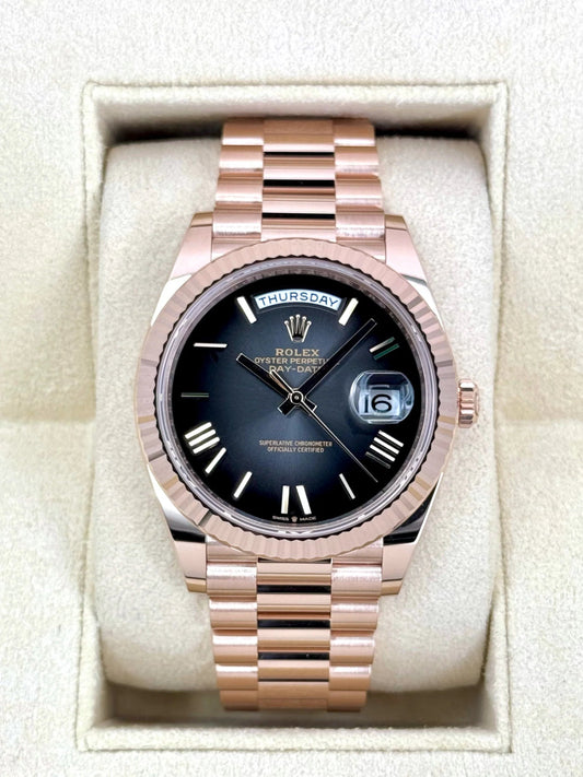 Day-Date Assembled 40mm 228235 Presidential Slate Ombre Dial