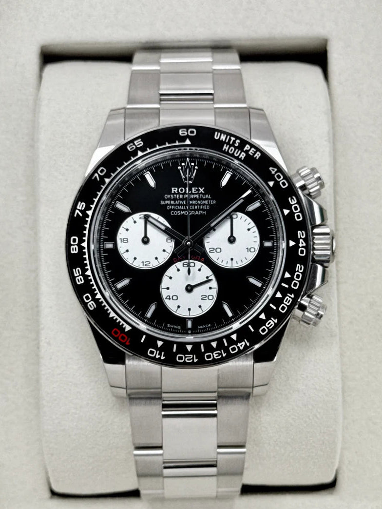 Daytona Montado "Le Mans" 40mm 126529LN Esfera Blanca y Negra
