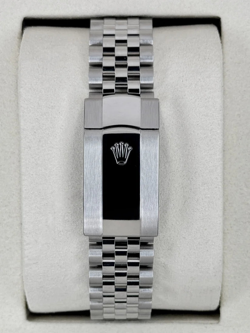 Nyt 2026 Rolex Datejust 36mm 126234 i rustfrit stål med Jubilee-lænke og grøn urskive med ombré-effekt