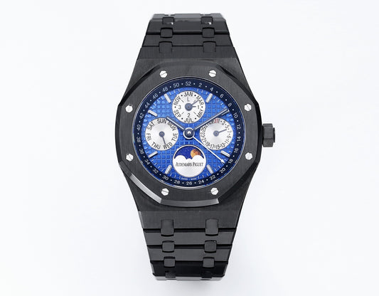 AP Assembled Royal Oak Perpetual Calendar 41mm black steel 26574ST blue dial