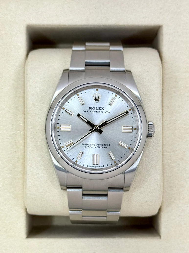 Oyster Perpetual Assembled (100) 36mm 126000 Stainless Steel Silver Dial