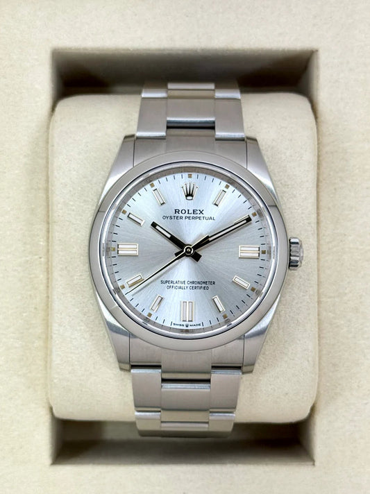 Oyster Perpetual Assembled (100) 36mm 126000 Stainless Steel Silver Dial