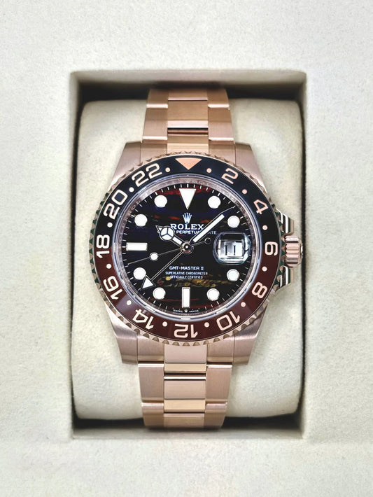 NEW 2025 GMT-Master II Assembled (100) "Rootbeer" 40mm 126715CHNR Tiger Iron Dial