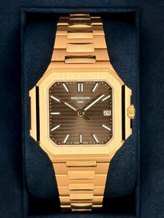 NEW 2025 PP Cubitus Assembled 40mm 7128 Rose Gold Sunburst Brown Dial
