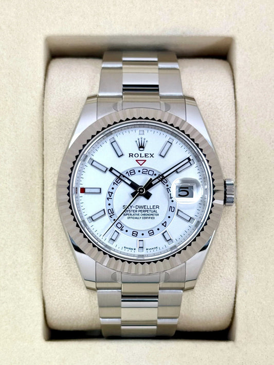 Sky-Dweller Assembled 42mm 326934 Stainless Steel Oyster White Dial