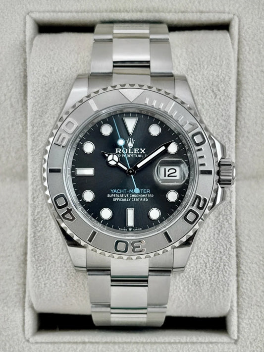 Yacht-Master Assemblato (100) 40mm 126622 Acciaio Inossidabile Quadrante Rodio