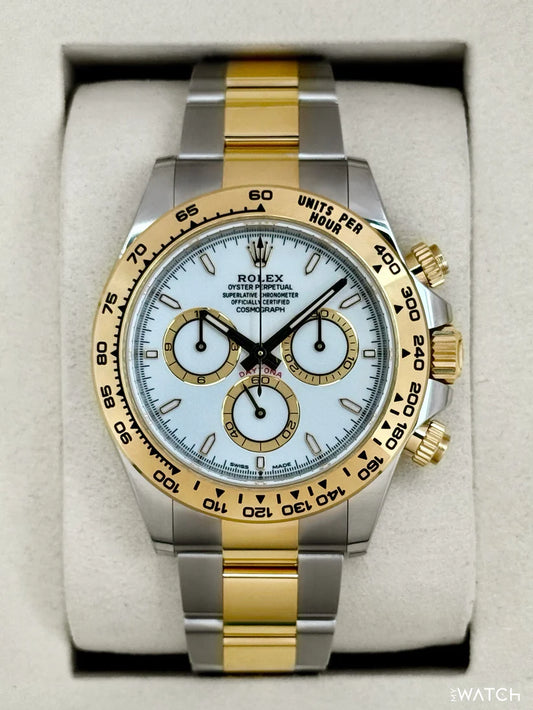 Daytona Samlet (100) 40mm 126503 To-tone hvid urskive