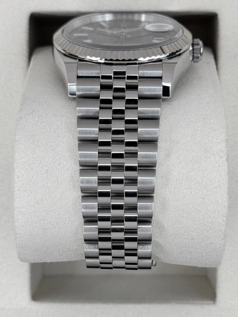 Nyt 2026 Rolex Datejust 36mm 126234 i rustfrit stål med Jubilee-lænke og grøn urskive med ombré-effekt