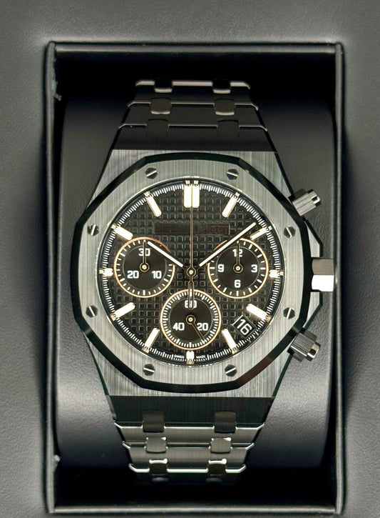 AP Assembled 100% Royal Oak 26240CE Black Ceramic Chronograph