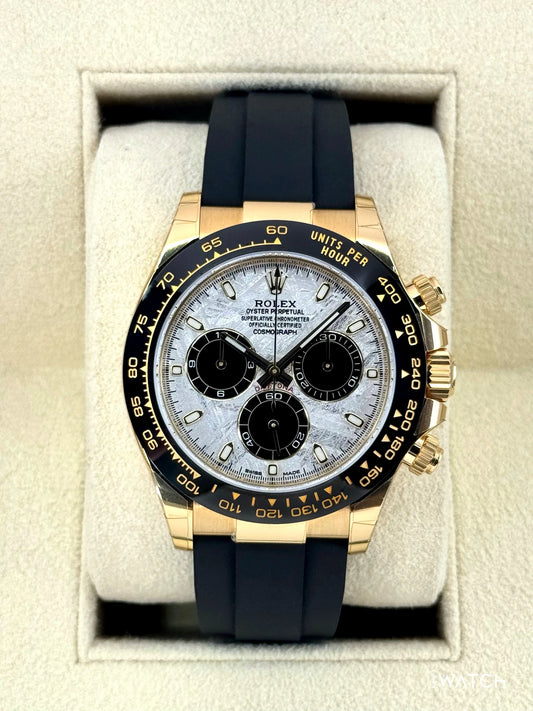 Daytona Assembled 40mm 126518LN Yellow-plated Oysterflex Meteorite Dial