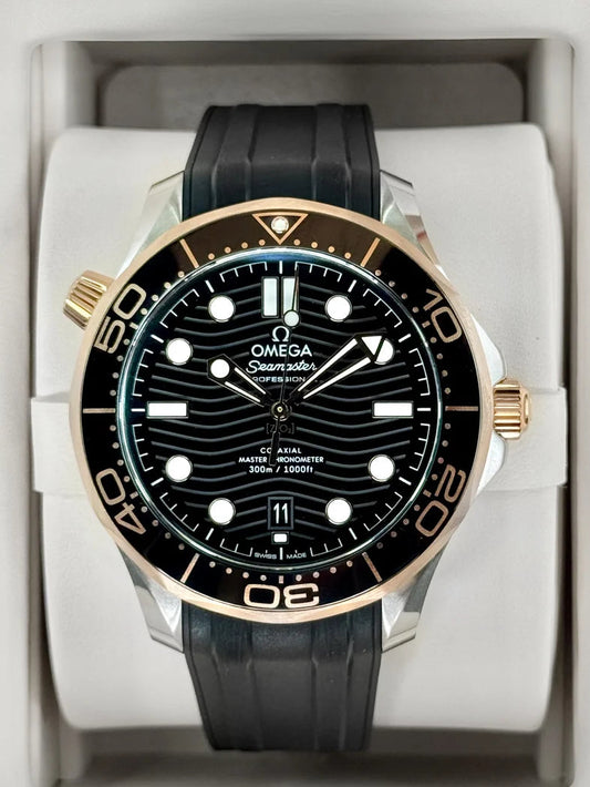 OM Seamaster Diver 300M 42mm 210.22.42.20.01.002 Black Dial