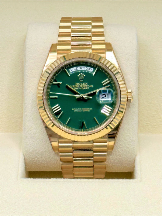 Day-Date Assembled 2023 40mm 228238 Presidential Green Dial