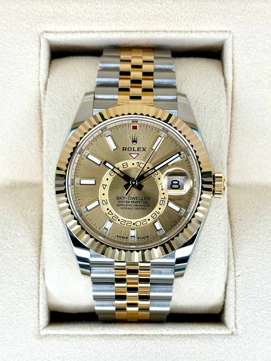 Sky-Dweller Assembled 42mm 336933 Jubilee Champagne Dial