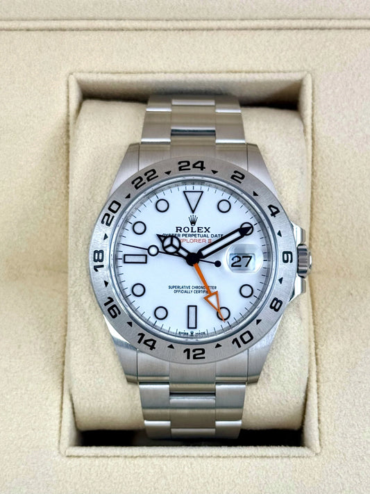 Explorer II Assembled (100) NEW 2023 Explorer II 42mm 226570 White Polar Dial