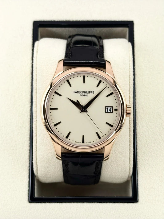 PP Calatrava Assembled 90% 39mm 5227R Rose Gold-Plated Ivory Dial