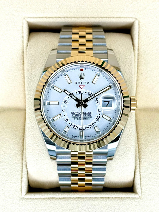 Sky-Dweller Assembled 42mm 336933 Jubilee White Dial