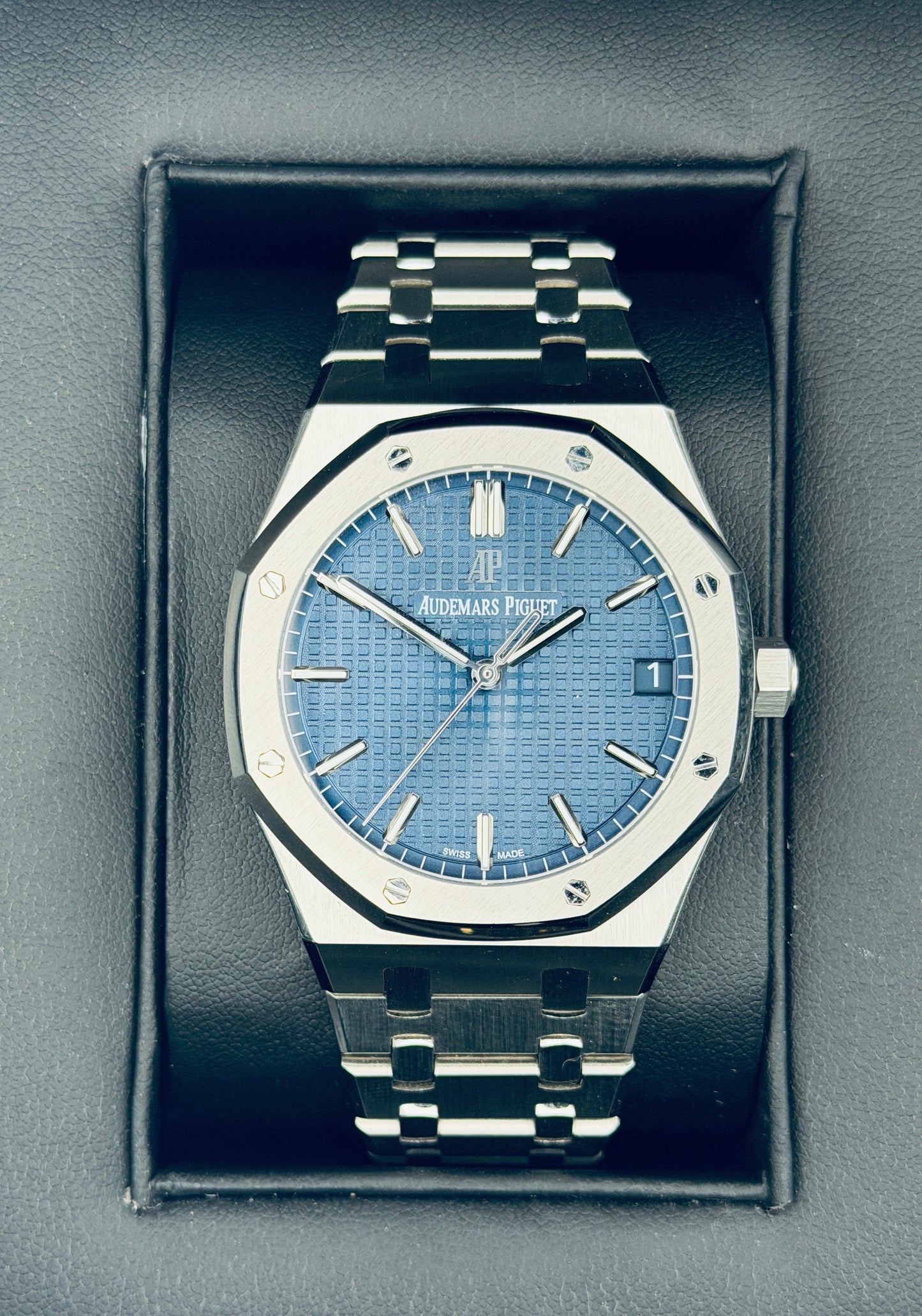 AP Assemblé 90% Royal Oak 41mm 15503BC Cadran Bleu