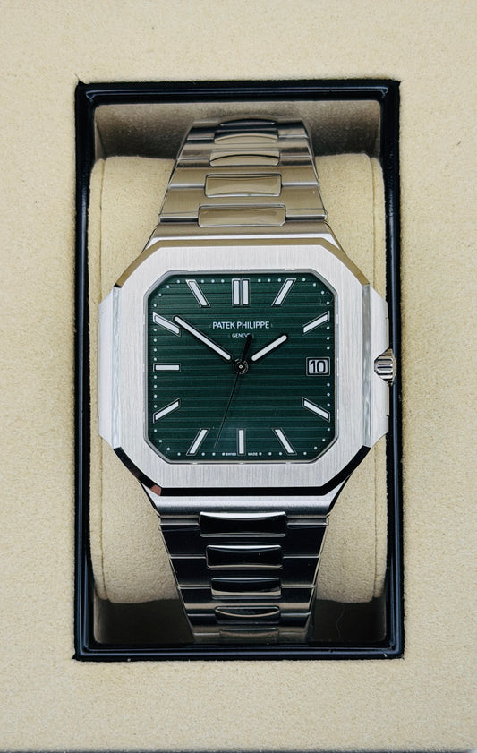 NUOVO 2025 PP Cubitus Assemblato 45mm 5821 Acciaio Inossidabile Quadrante Verde