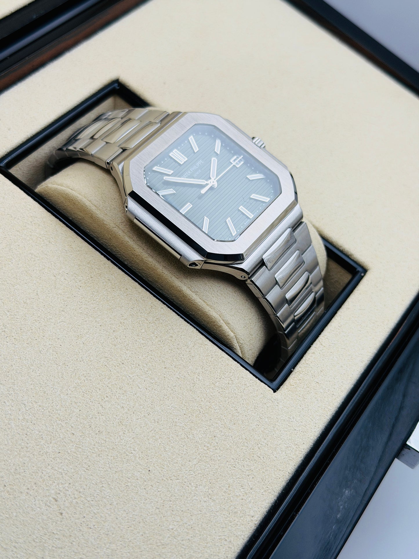 NIEUW 2025 PP Cubitus Geassembleerd 45mm 5821 Roestvrij Staal Groene Wijzerplaat