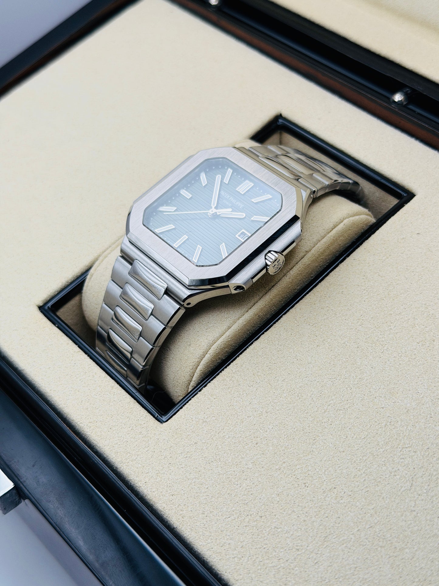 NIEUW 2025 PP Cubitus Geassembleerd 45mm 5821 Roestvrij Staal Groene Wijzerplaat