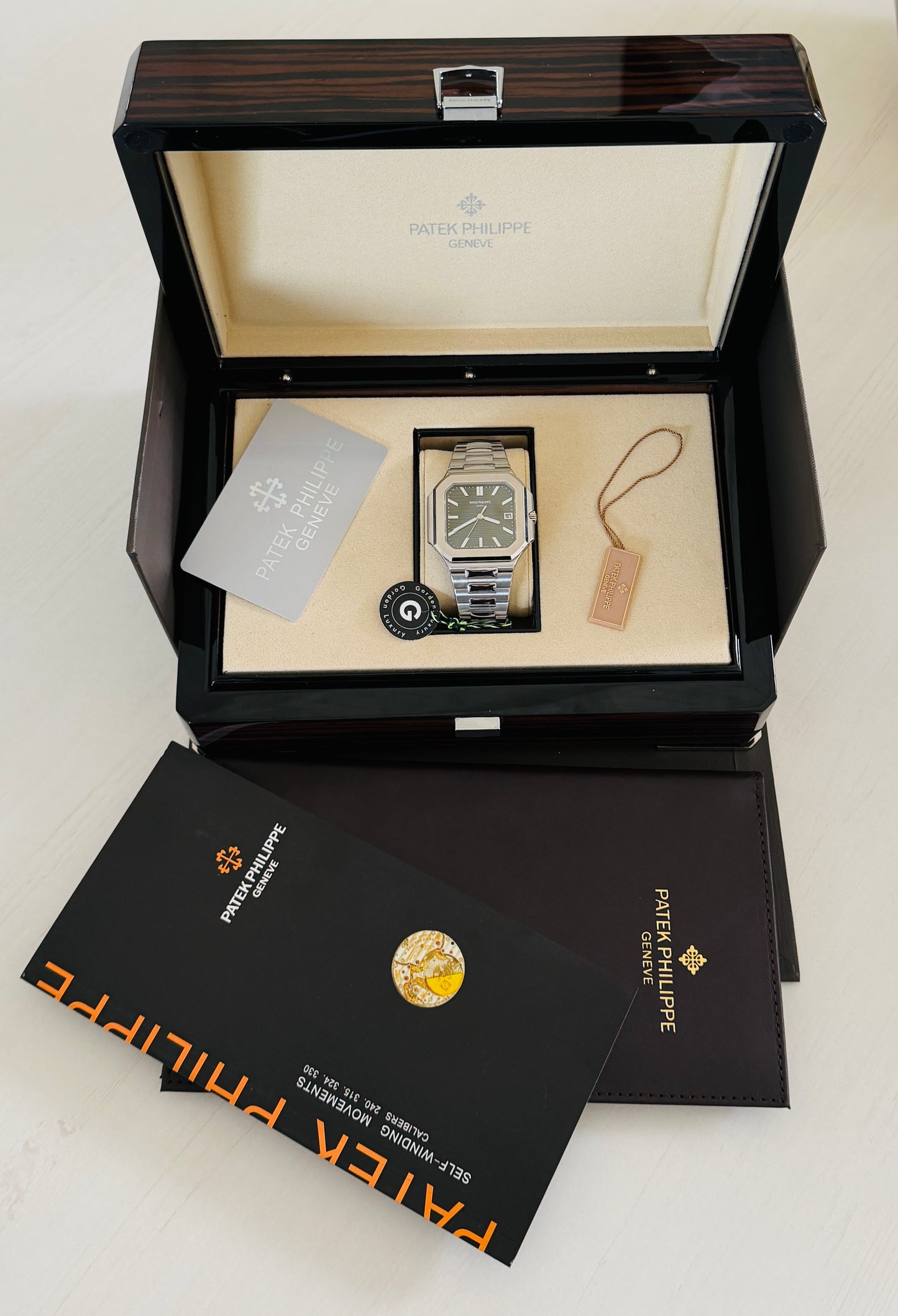 NIEUW 2025 PP Cubitus Geassembleerd 45mm 5821 Roestvrij Staal Groene Wijzerplaat