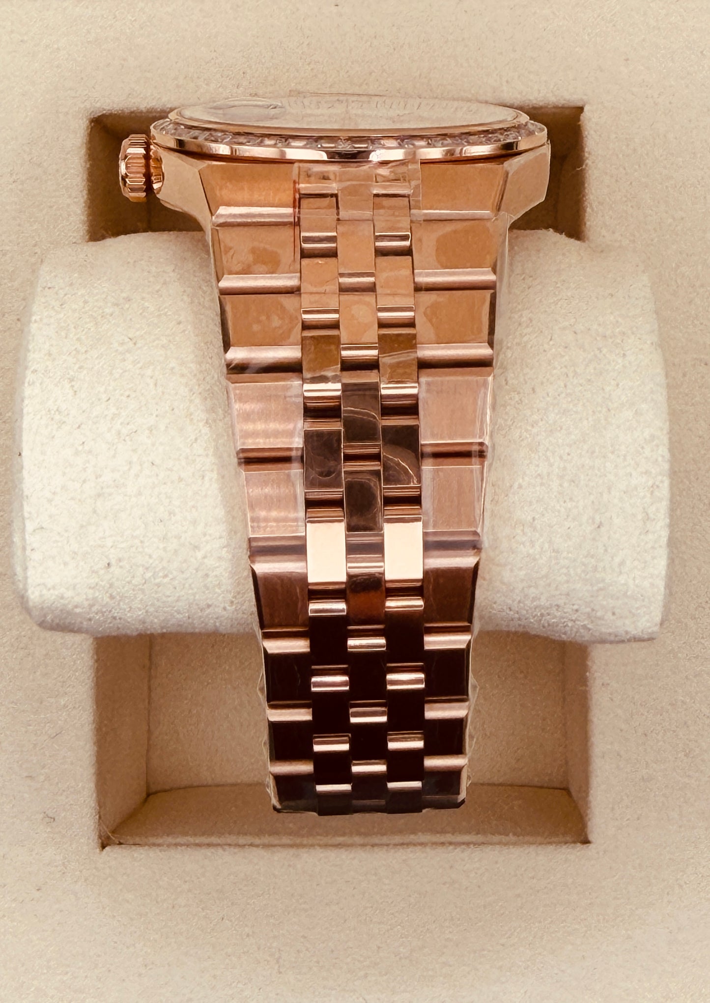 NUOVO 2025 Land-Dweller 90% 36 mm placcato oro Diamante Moissanite