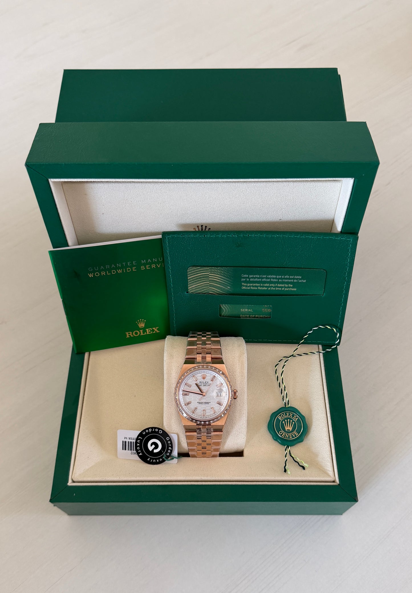 NUOVO 2025 Land-Dweller 90% 36 mm placcato oro Diamante Moissanite