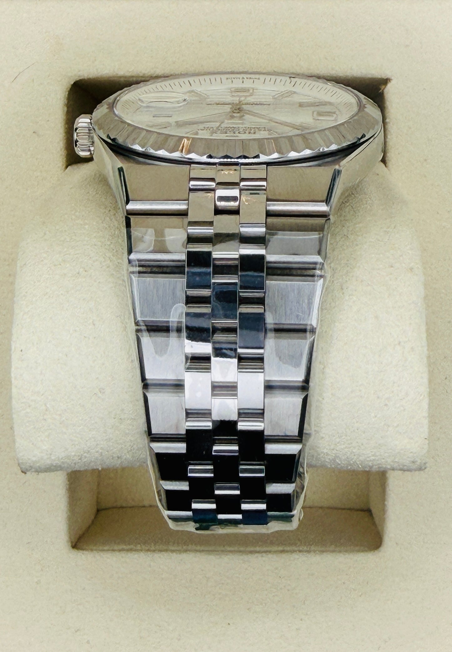NY 2025 Land-Dweller 90% 40mm 127334 Rustfrit Stål Jubilee Hvid Skive