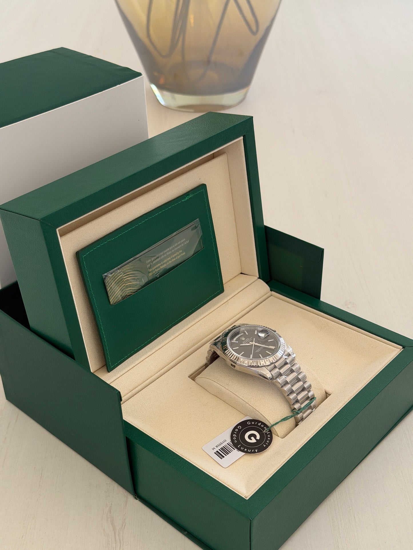 Day-Date Assembled 40mm 228239 steel Black Dial