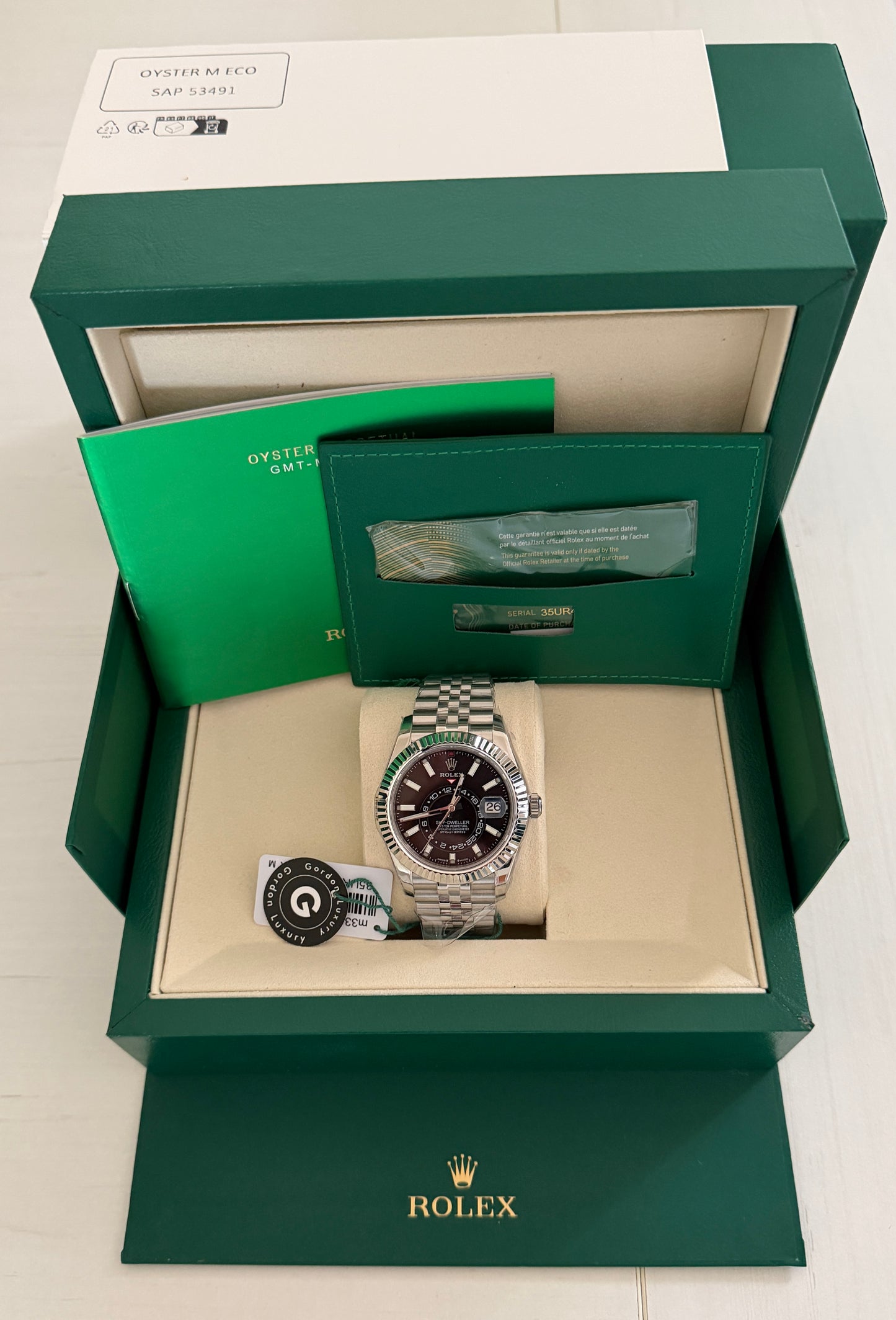 Sky-Dweller Assembled 42mm 336934 Jubilee Black Dial