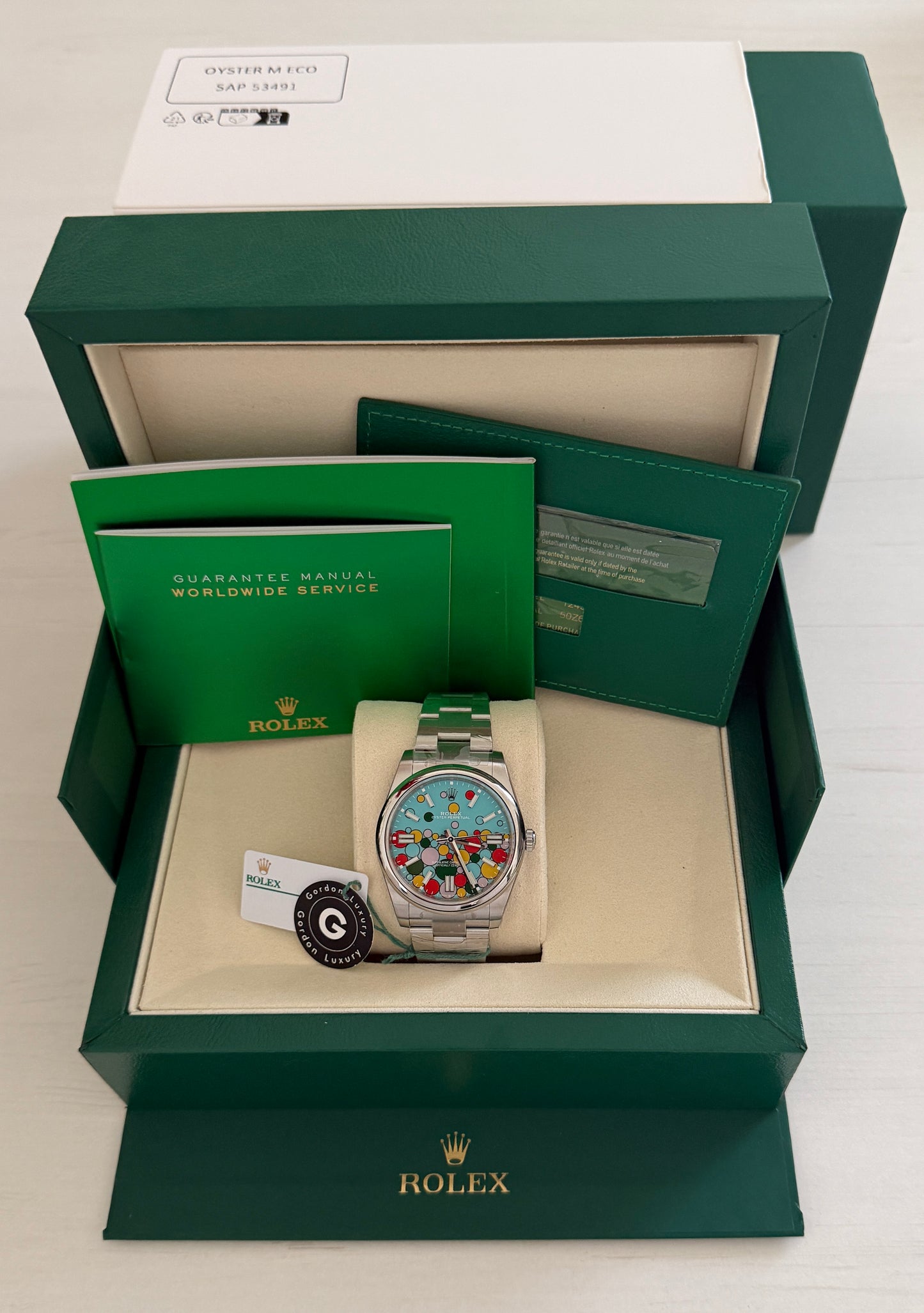 Oyster Perpetual (100) 41mm 124300 firandedial