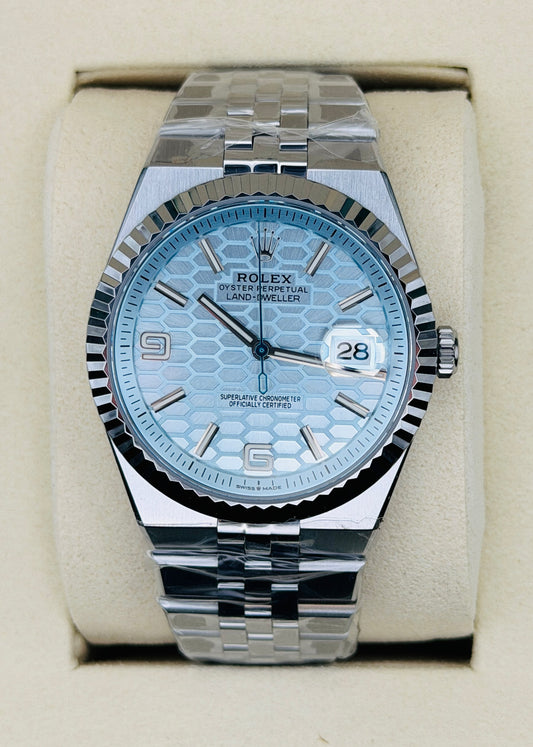 NY 2025 Land-Dweller 90% 40 mm stål-platinbelagt