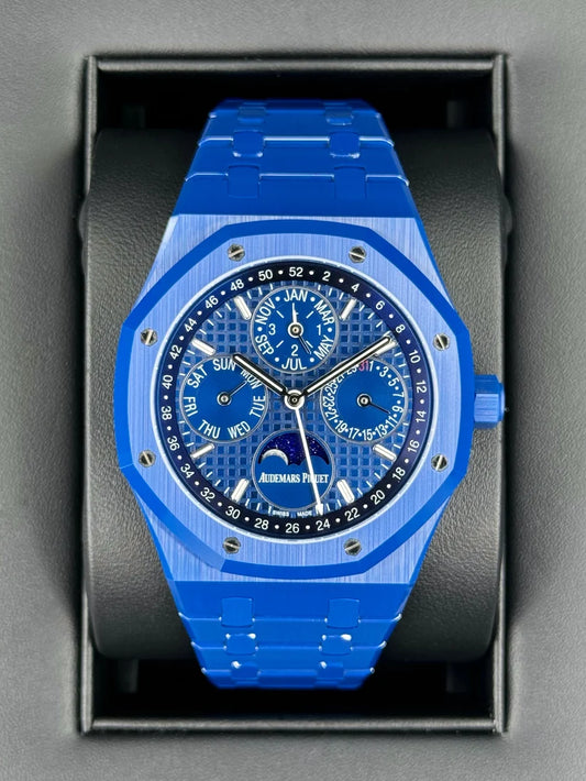 AP Assembled Royal Oak Perpetual Calendar 26579CS Blue Ceramic