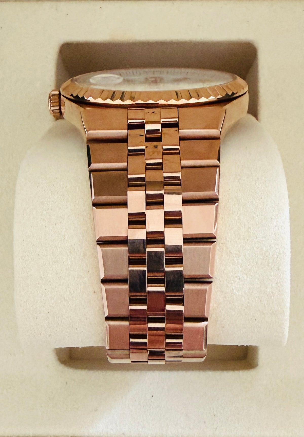NUOVO Land-Dweller 2025 90% 40 mm 127335 placcato in oro Everose