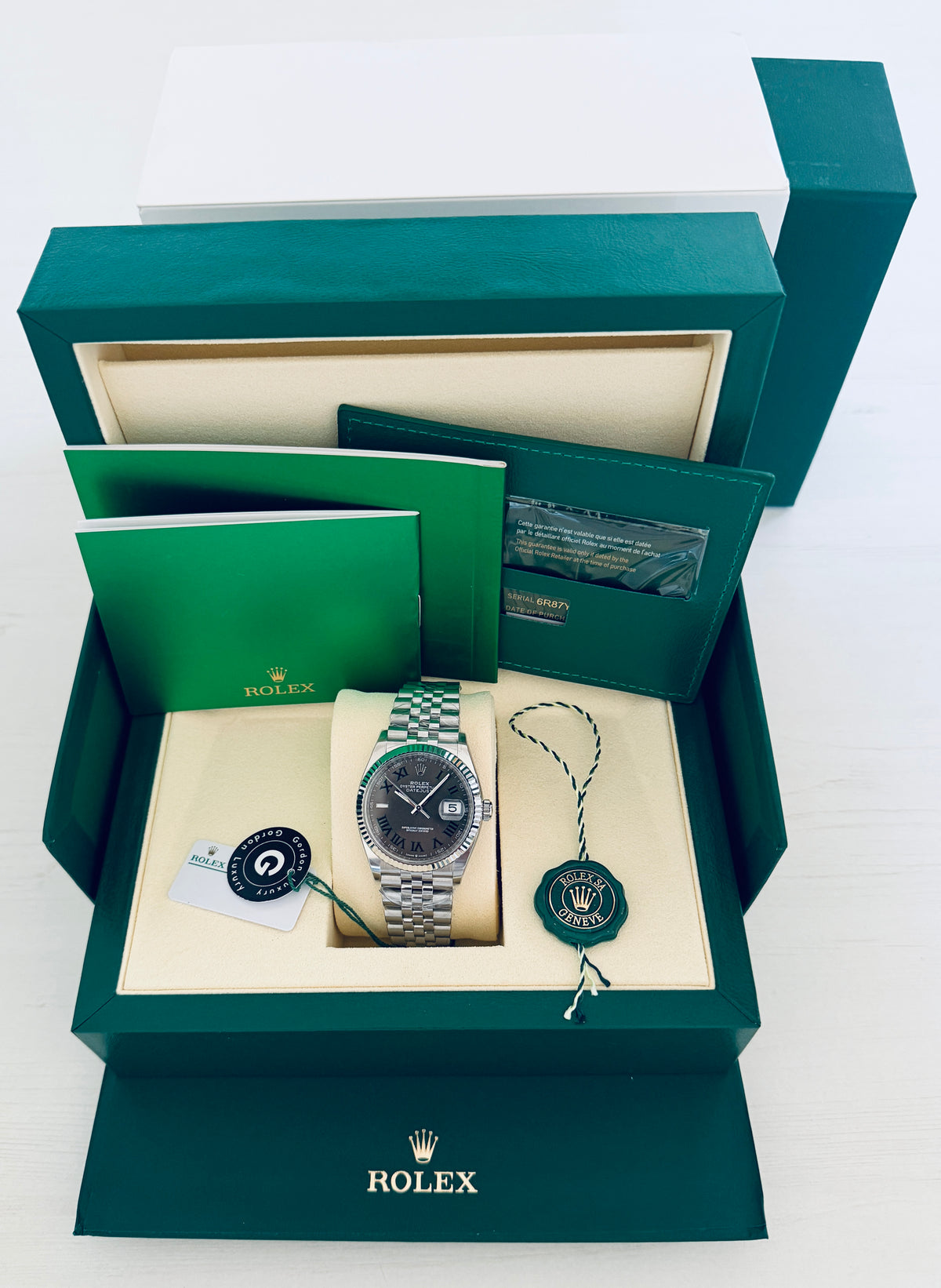 Datejust Assembled (100) 36mm 126234 Jubilee Wimbledon Dial 2021