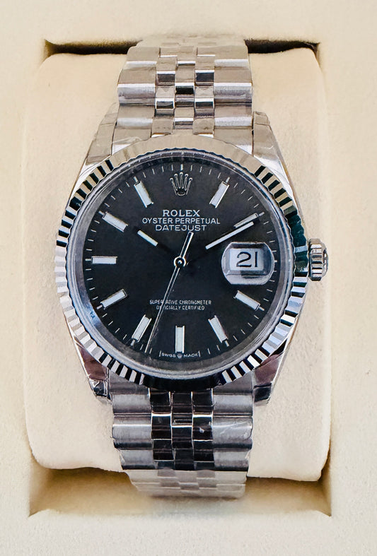 Datejust assemblée (100) 36m 126334 bracelet Jubilee cadran rhodium