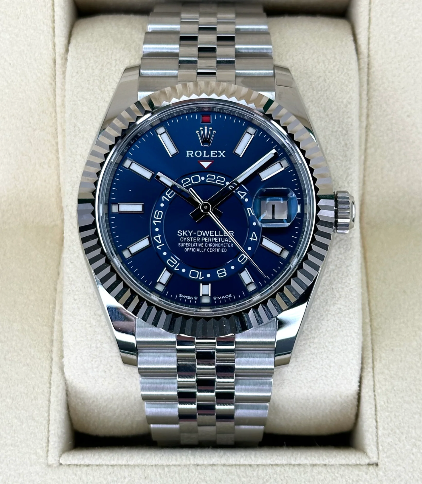 Sky-Dweller Assembled 42mm 336934 Jubilee Blue Dial