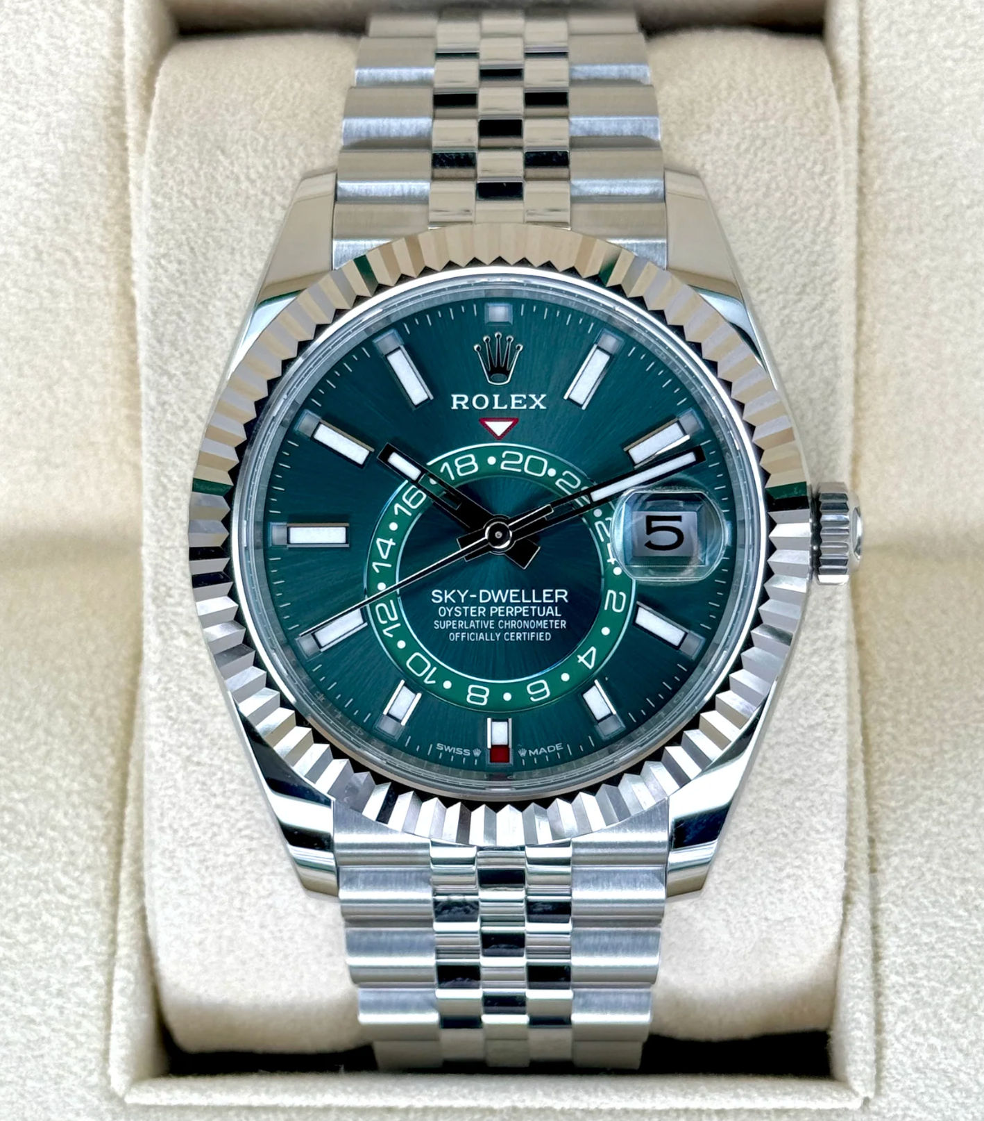 Sky-Dweller Assembled 42mm 336934 Jubilee Green Dial