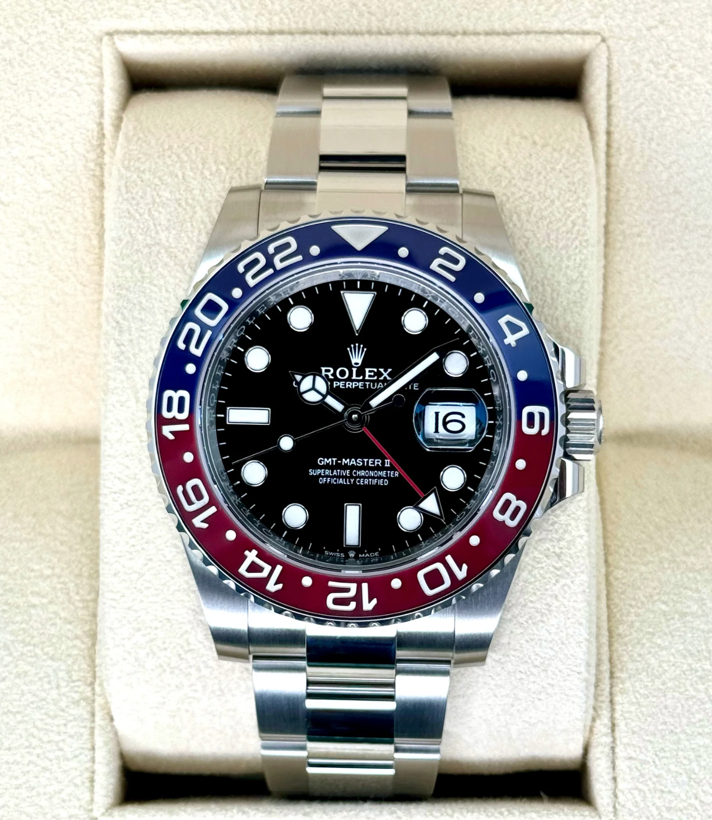 GMT-Master II Assembled (100) "Pepsi" 40mm 126710BLRO Oyster