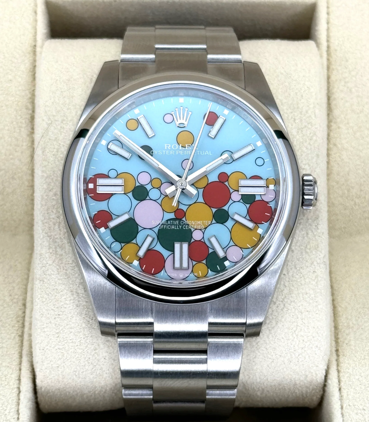 Oyster Perpetual (100) 41mm 124300 Celebration Dial