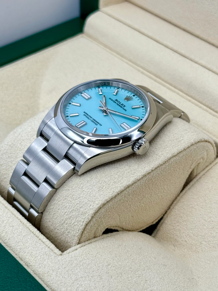 Oyster Perpetual Assembled (100) 36mm 126000 Tiffany Blue Dial