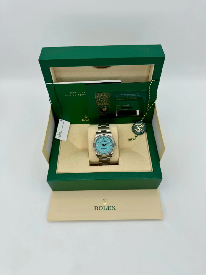 Oyster Perpetual Assembled (100) 36mm 126000 Tiffany Blue Dial