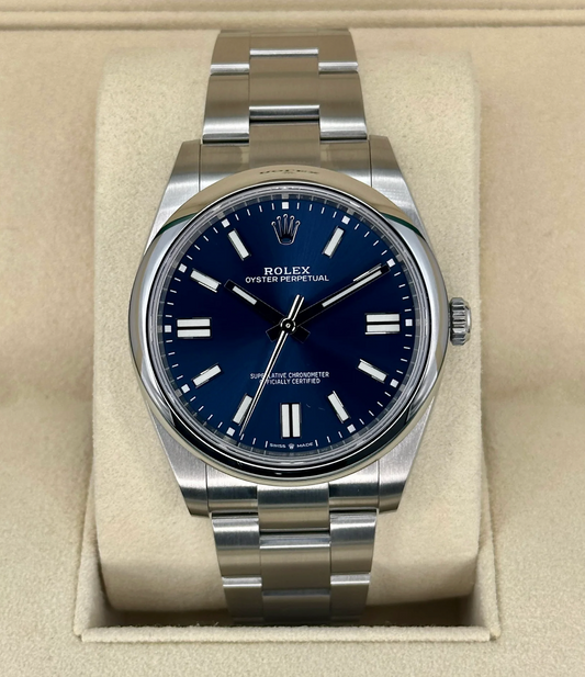 Oyster Perpetual Assembled (100) 41mm 124300 Blue Dial